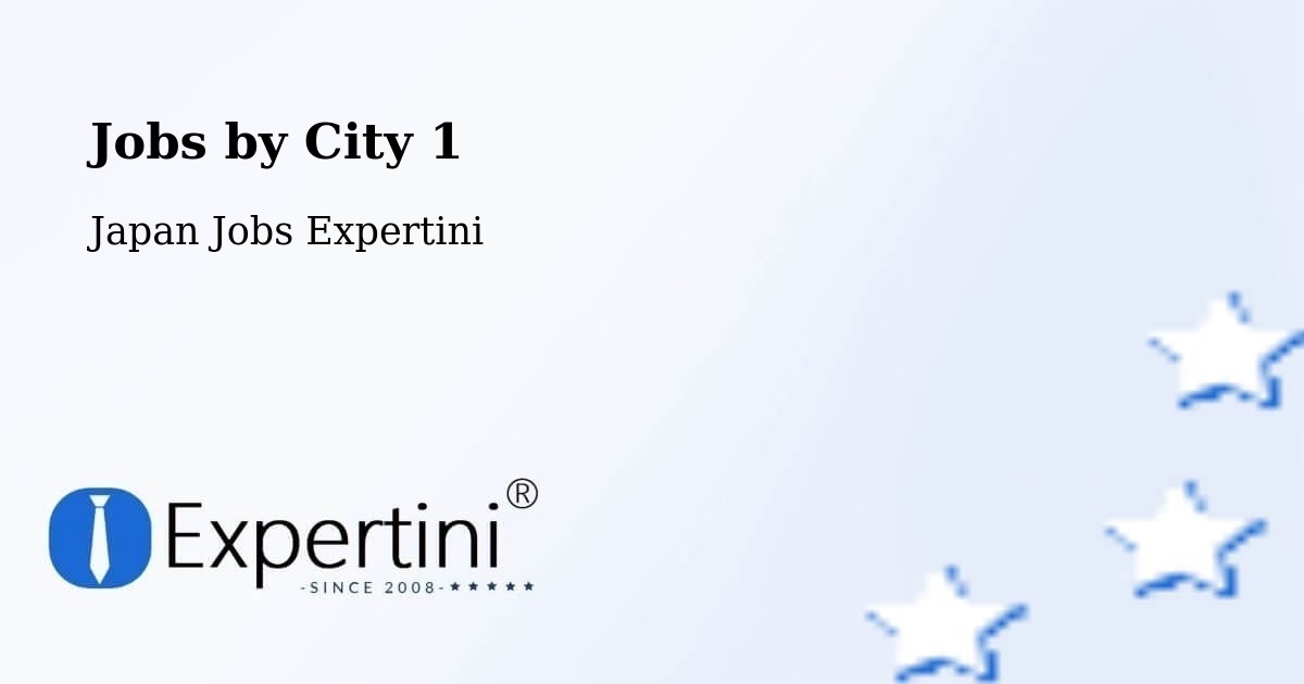City Jobs in Japan - Expertini
