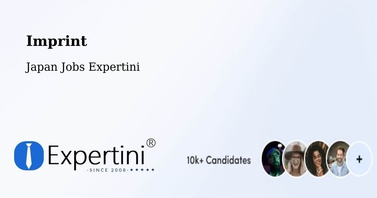 Imprint – Sakata Shi - Japan Jobs Expertini